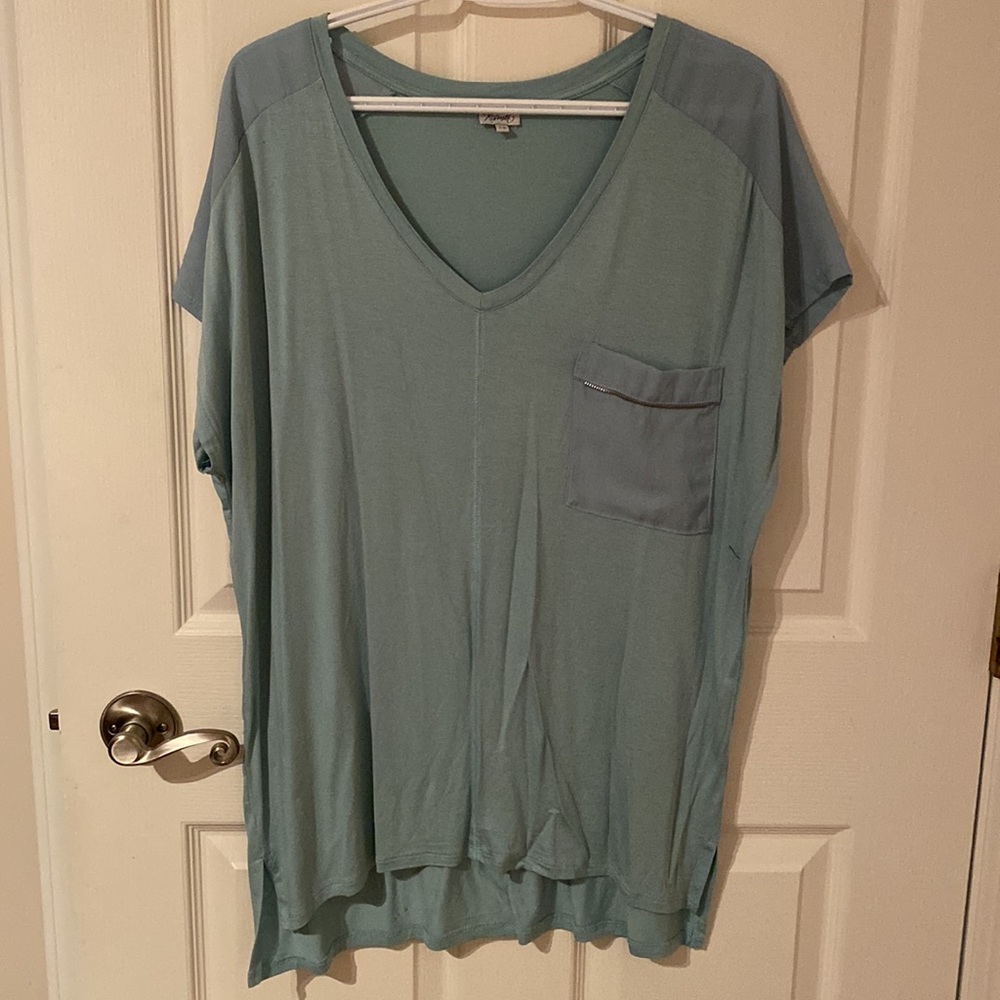 KISMET Short sleeve blouse sea foam